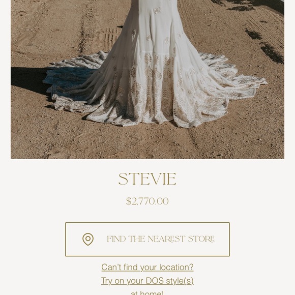 Brand new Wedding Dress from Daughters of Simone. Size small in Ivory Color. - Picture 6 of 8